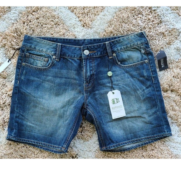 NWT David Bitton Buffalo Jean Shorts Size 28‎ - Picture 1 of 3